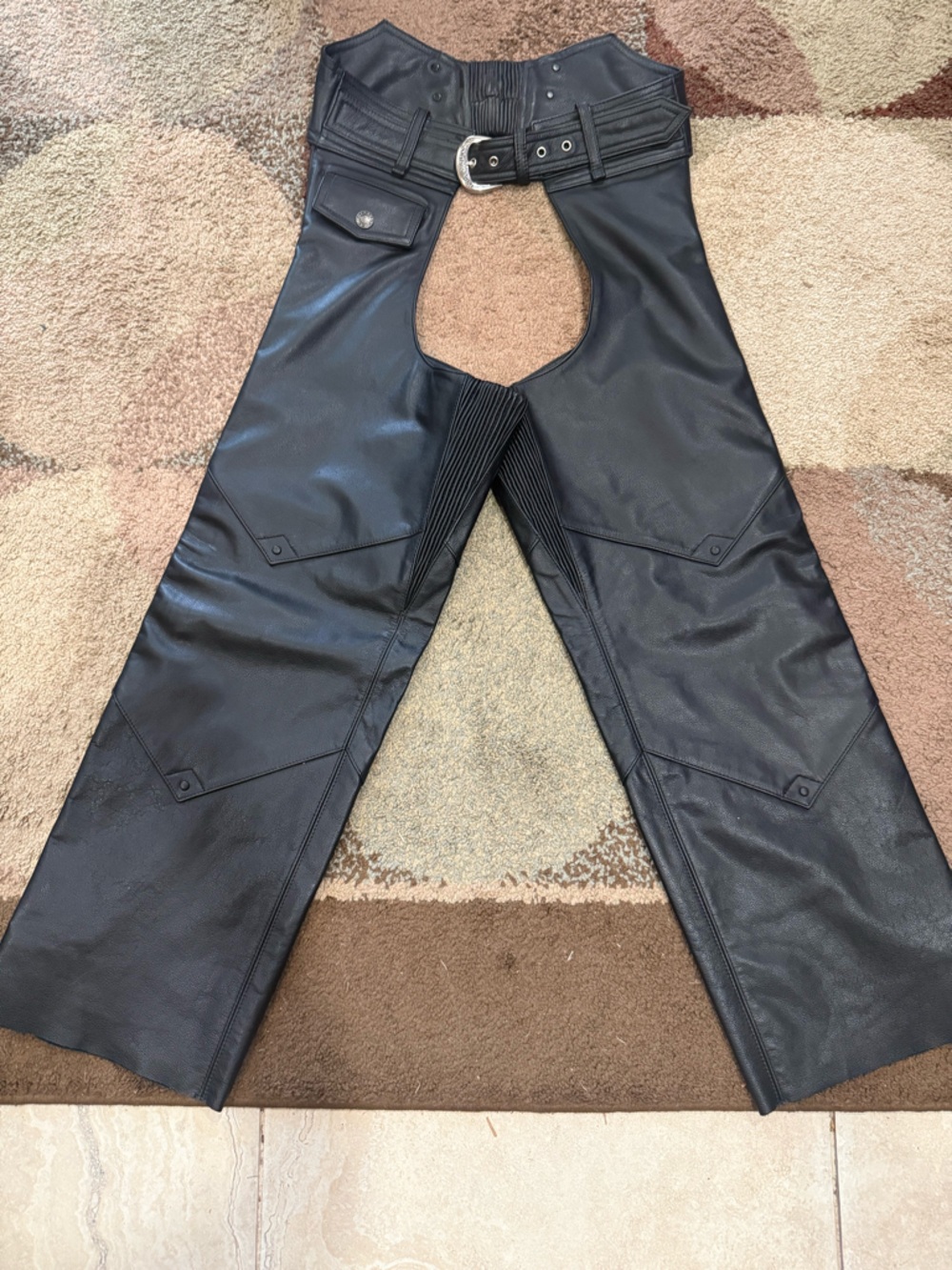 Harley-Davidson Black leather chaps